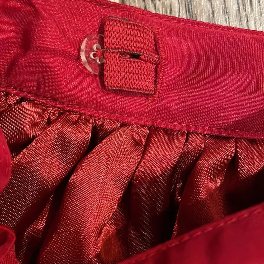 ✨The Children’s Place Red & Black Holiday Maxi Skirt